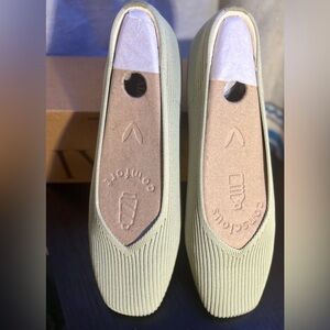 VIVAIA Matcha Green Knit Ballet Flats - Slip-On Comfort~NIB